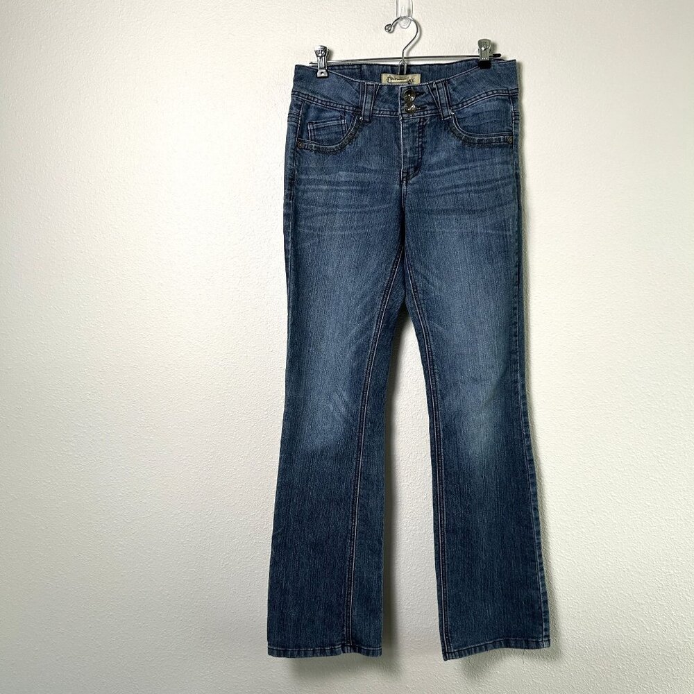 Democracy Women's Bootcut Jeans in Medium Blue
